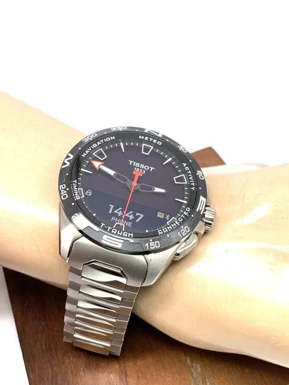 Tissot T- Touch Connect Solar Men's Watch Titanium Black 47.5mm T1214204405100